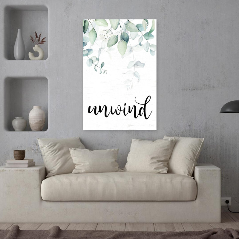 «Unwind Leaves», art contemporain abstrait, H 36 po x l 24 po