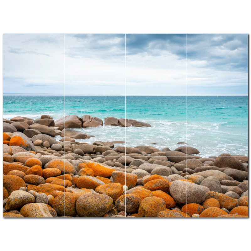 8'' x 8'' Satin Ceramic Decorative Mural
