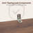Book Cabinet with 2 Doors and 1 Drawer, Tall Storage Cabinet with Adjustable Shelves, 4 Tier Bookcase with Cabinet for Home Office, Living Room (Antique White)