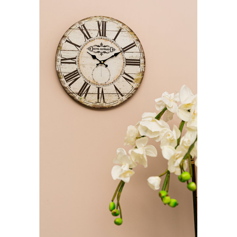 Fortuna Wood Wall Clock