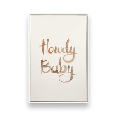Howdy Baby Canvas Print