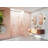 58 in. x 78 in. Fully Frameless Wall Hinge Shower Door-35936482