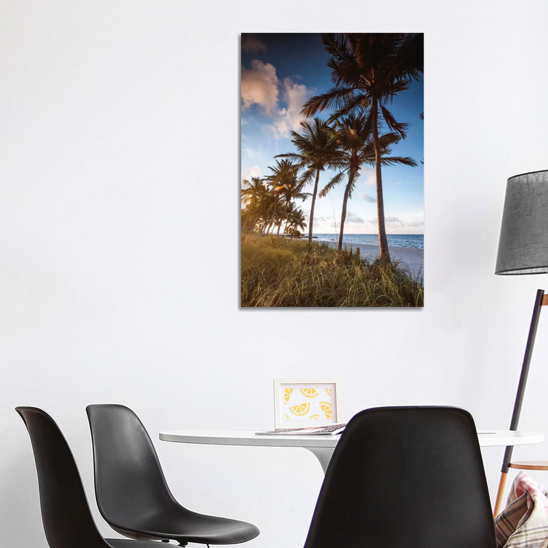 Beach Sunrise, Key West II by Matteo Colombo - Print on Canvas, 30.48cm H x 20.32cm W x 1.91cm D, Wrapped Canvas