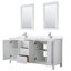 Meuble-lavabo double 72 po avec plateau en quartz et miroir Daria-100481605-100481609-100501908