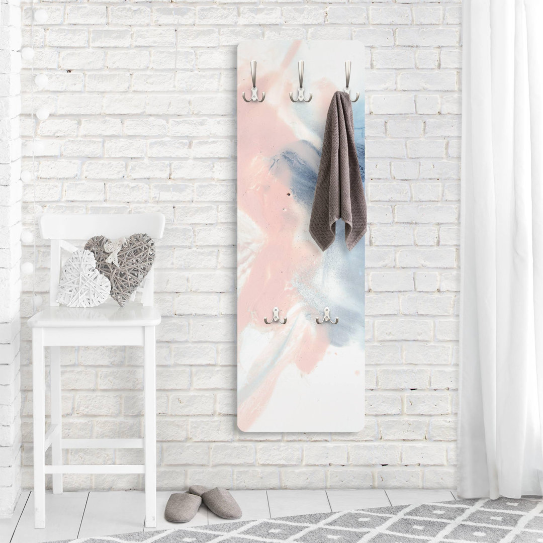 Indigo & Rouge II Wall Mounted Coat Rack