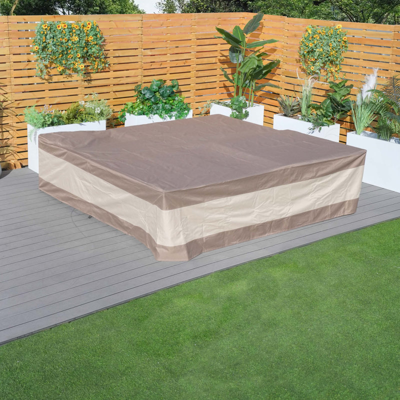Outdoor Patio Sofa Cover, 28" H x 106" W x 106" D