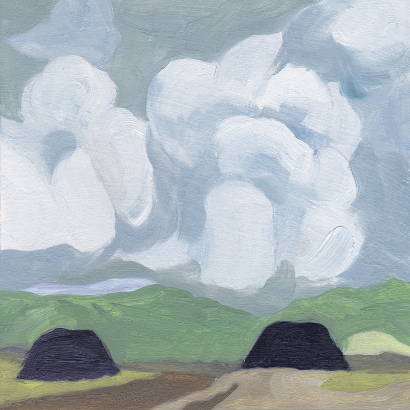 A Quiet Village II by Melissa Wang - Wrapped Canvas Painting, 91cm H x 91cm W x 3.8cm D