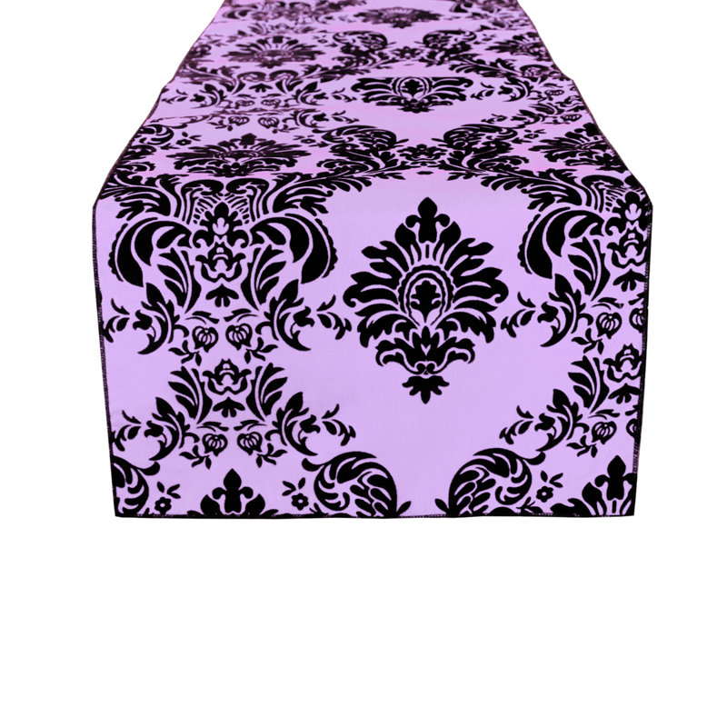 Batum, 144" x 12", Black/Lavender