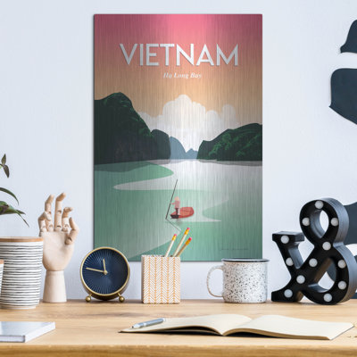«Vietnam Ha Long Bay» par Omar Escalante, art mural en métal