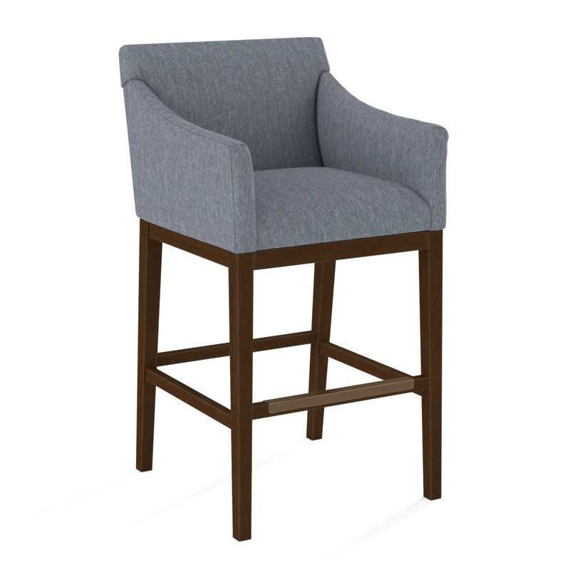 Upholstered Stool, Applause Float The Boat, Pecan