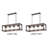 Syesha 4 - Light 36.4" Chandelier with Wrought Iron Accents