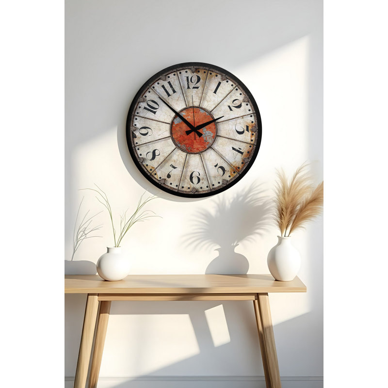 Elegant Decorative MDF Clock, 19.7 x 19.7 inches | 100% MDF, Thickness: 0.2 inches | Perfect for Home or Office Decor, Stylish Design, Adds a Modern Touch to Any Room