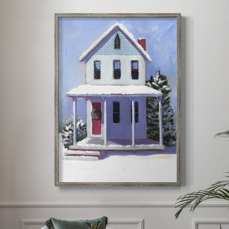 Victorian Home I, reproduction encadrée - bois massif, H 30 po x l 24 po
