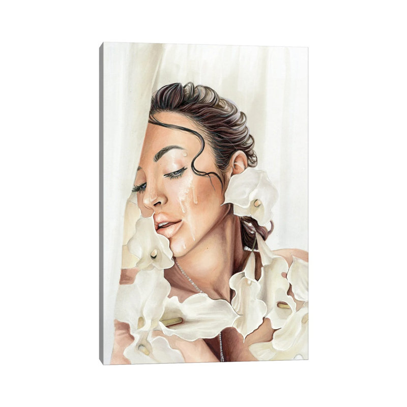 Yulia 1 Piece Wrapped Canvas Painting, 20.32 cm H x 30.48 cm W