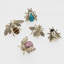 5 Piece Pastel Mini Bug Clip Set