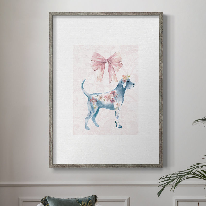 Lacy Macy Framed Print - Solid Wood, 11" H x 9" W