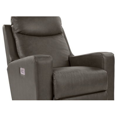 Fauteuil inclinable en cuir Emmons