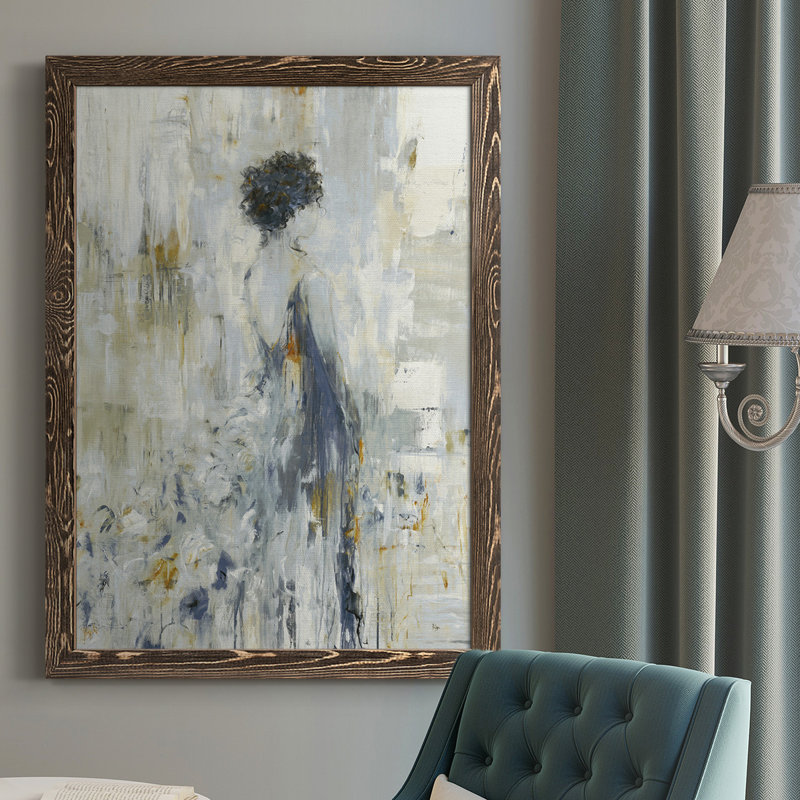 Collison Fond Reflections, reproduction d'art sur toile, H 43,5 po x l 31,5 po x P 1 po, Noyer