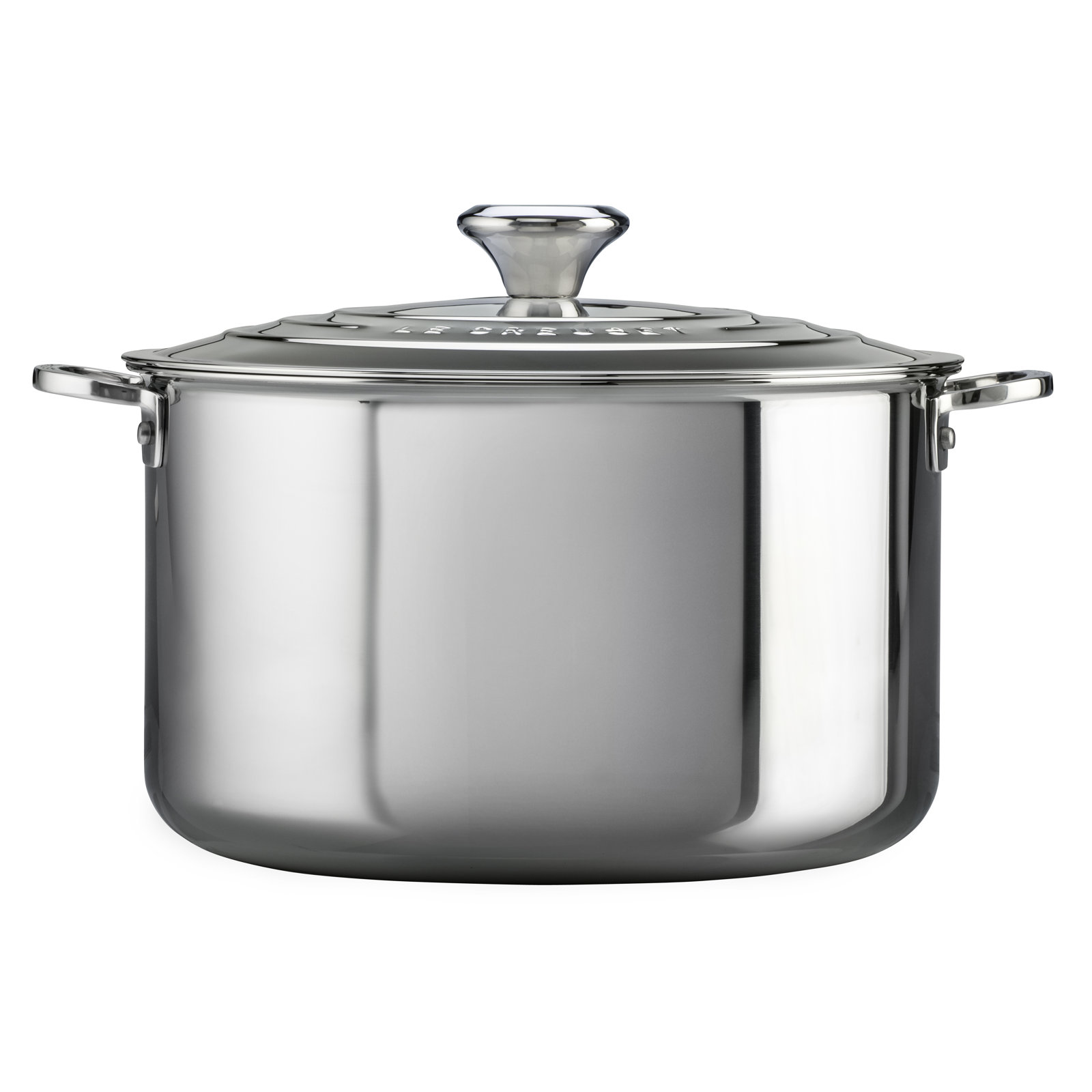 Le Creuset Stainless Steel Stockpot with Lid, 7 qt.