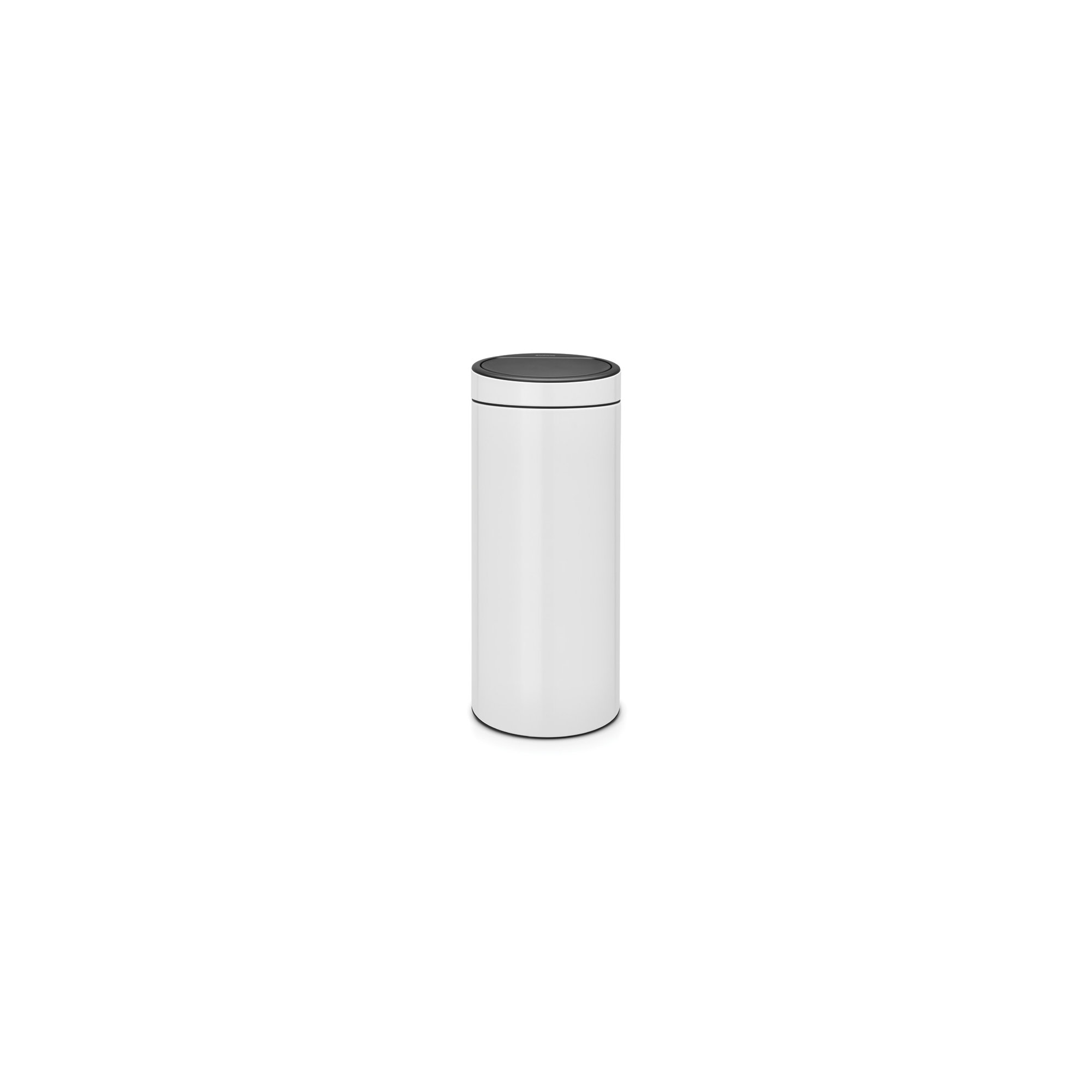 Brabantia 8 Gallon Touch Top Trash Can, White