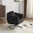 Metal Leg Velvet Swivel Chair-604948411