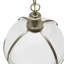 1 - Light Antique Brass Single Pendant