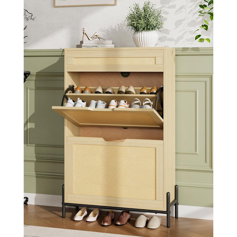 Shoe Storage, Natural Wood