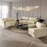 Ensemble de salon en velours 3 pièces Snaresbrook