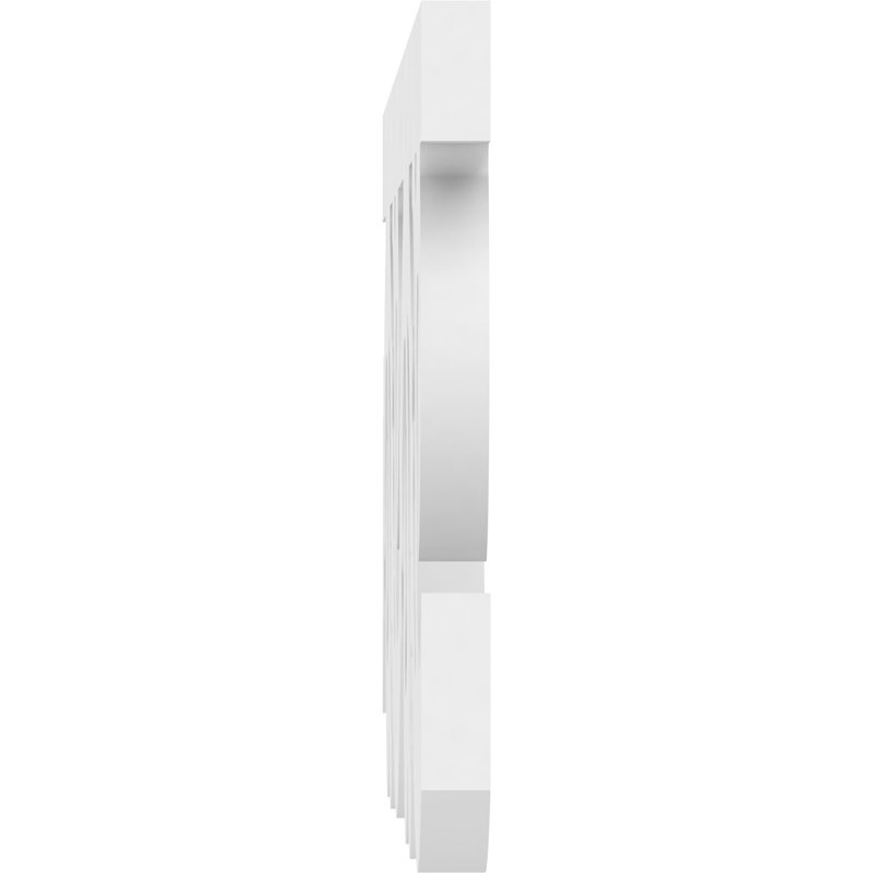 Redford Architectural Grade PVC Running Trim, 8" H x 48" W x 0.63" D