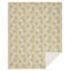 Ayda Cream/Mustard Standard Cotton 52 TC Reversible Quilt-65874584