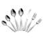 Lorren Home Trends 42 Piece Stainless Steel Flatware Set, Service for 8, Dishwasher Safe