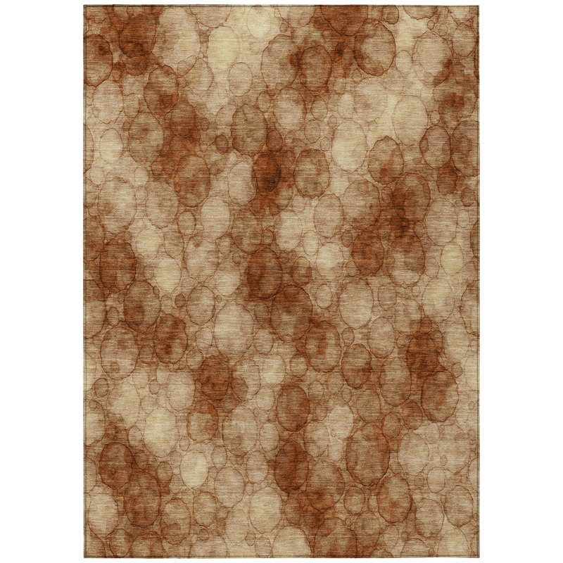 Machine Washable Indoor/Outdoor Chantille ACN2424 Abstract Rug, Rectangle 2'6" x 3'10"