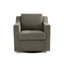 Upholstered Chenille Swivel Armchair-665445164