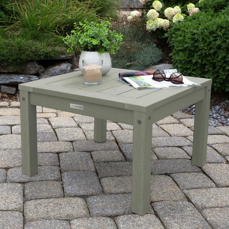 Table d'appoint en plastique Arbnora, Eucalyptus