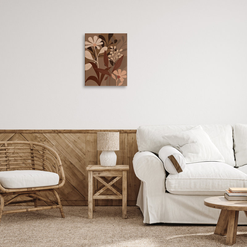 Art mural sur toile Mute Boho Botanicals par Dogwood, H 20 po x l 16 po