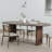 Oval Wood Dining Table with 2 Legs-1315168841-1315168840