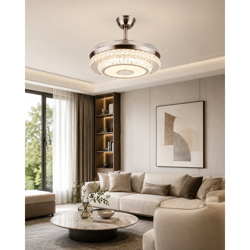 Ventilateur de plafond 42 po Smart Crystal