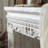 Beige Solid Wood Freestanding Fireplace