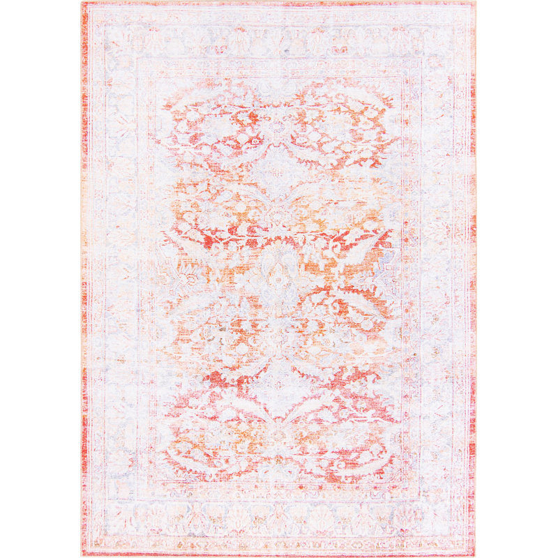 Mcclamma Chenille Oriental Indoor Rug, Rectangle 7'6" x 10'6"