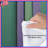 Vertical Stripes Green Purple Comforter-123992126