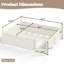 Lits grand coffre-fort avec rangement, panneau de fibres à densité moyenne, style Montessori pour chambre d'enfant