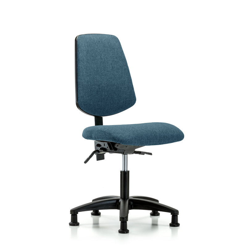 Task Chair, Blue, Glides