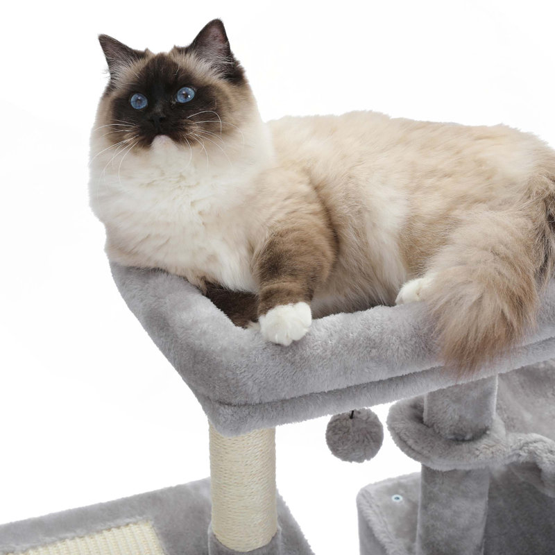 Tour pour chat 28,5 po de hauteur, Gris