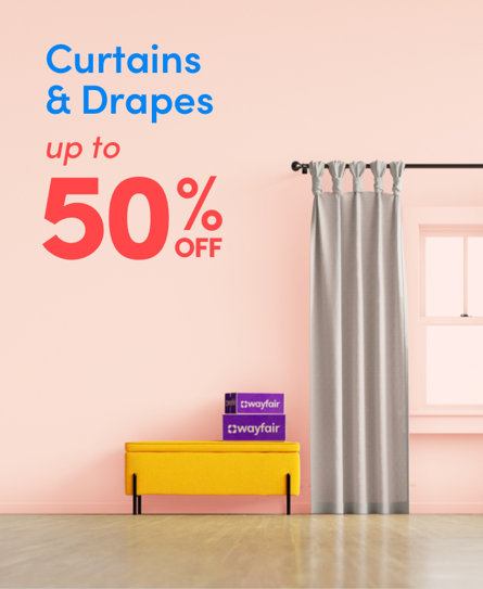 CURTAINS & DRAPES up to 50% OFF 