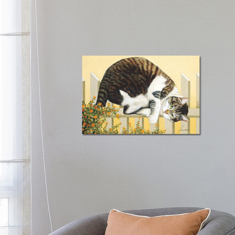 Rocky Selland Fence by Lowell Herrero - Wrapped Canvas Painting, 66.04 cm H x 45.72 cm W x 1.91 cm D