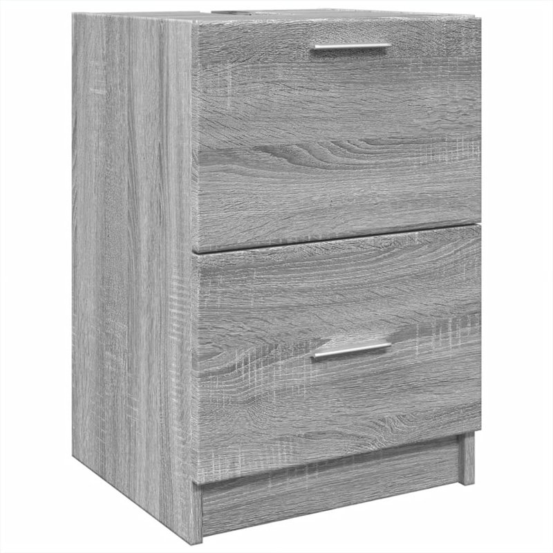 Briell Under Sink Cabinet, Grey/Sonoma
