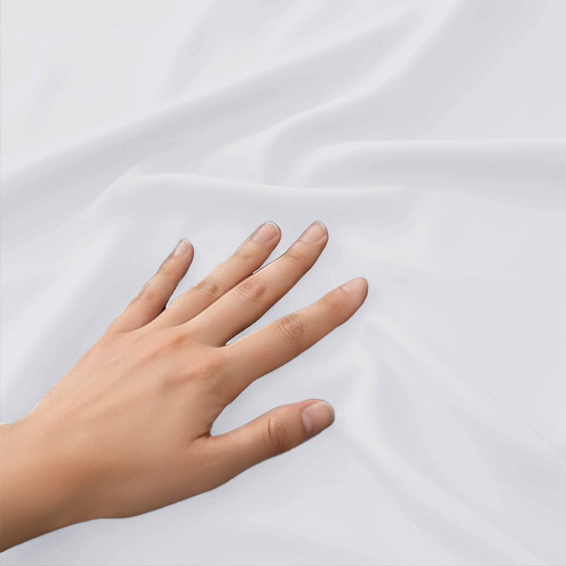 Cotton Blend Standard Flat Sheet, White, Single (3')