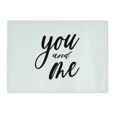 You and Me Chopping Board