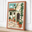 Mediterranean Courtyard Coastal - Wrapped Canvas-1360863530-1360863538
