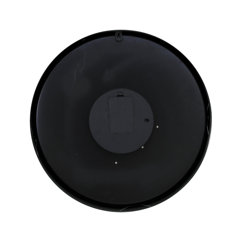 Horloge moderne minimaliste vert foncé de 18 po avec engrenages mobiles ouverts, Vert foncé